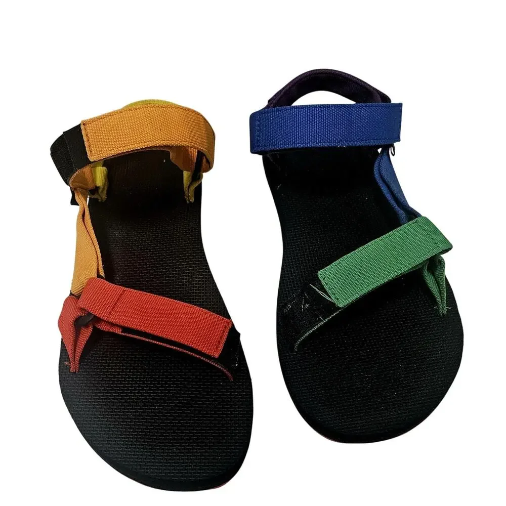 TEVA UNIVERSAL MEN'S Sandals Rainbow Adjustable Men's SZ 11, Beach, Summer